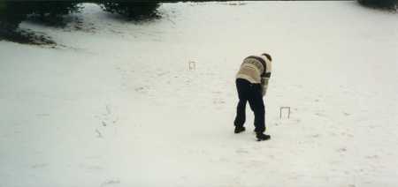 Taking An Icy Shot